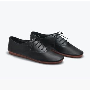 Brand New Anothersole Womens Oxford shoes Lucie II in Smooth black size 38
